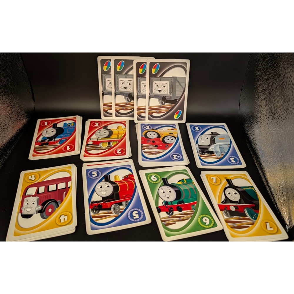 Thomas & Friends UNO Card Game 2009 Mattel Incomplete 31 Cards Replacement Craft